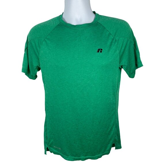 Russell Mens Green Dri-Power 360 Training Fit Shirt Size S - Picture 1 of 7
